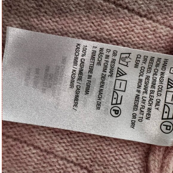 Isaac Mizrahi 100% Cashmere Pink Ombré Cardigan - Picture 6 of 6